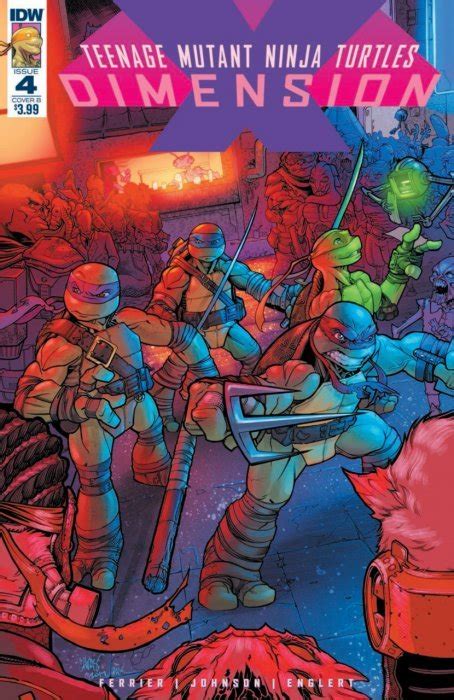 Teenage Mutant Ninja Turtles Dimension X 4b Idw Publishing Comic