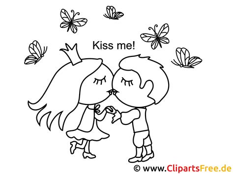 Kissing Lips Colouring Pages Sketch Coloring Page
