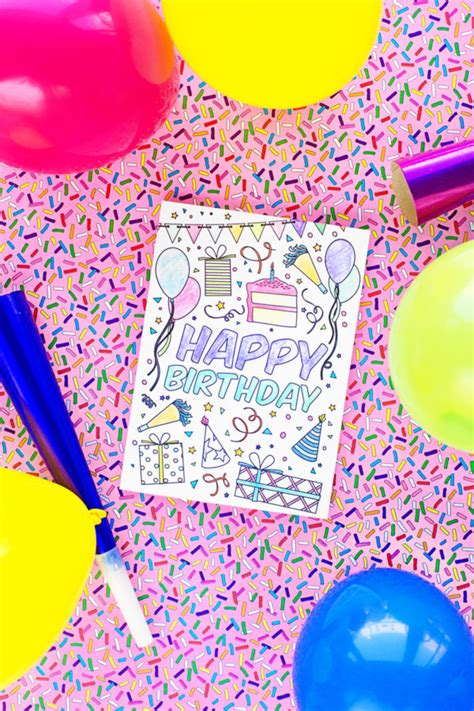 Free for commercial use no attribution required high quality images. Free Printable Birthday Cards for Kids - Studio DIY