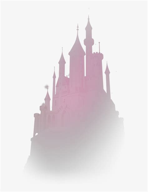 Ftestickers Disney Castle Transparent Pink Disney Castle Transparent