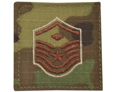 Air Force First Sergeant Rank Ocpscorpion With Hook And Loop