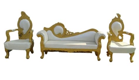 White Rexin Wedding Sofa Set At Rs 40000 In Saharanpur Id 2850813231033