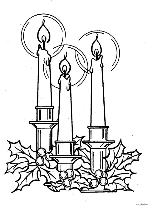 Shabbos Candles Coloring Pages Coloring Pages