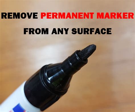 Remove Permanent Marker From Everything 3 Steps Instructables