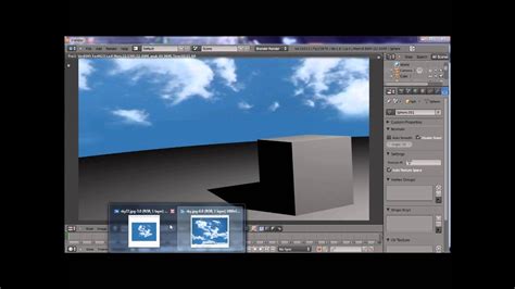 Blender 257 Tutorial Making A Skydome Youtube