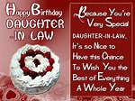 Birthday Wishes For Daughter In Law - Birthday Images, Pictures