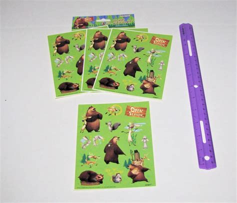 Open Season Stickers Party Favor 21067 4 Sheets Per Pack Etsy