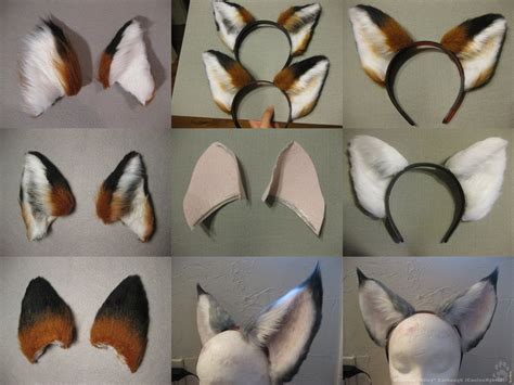 Ear Commission Examples By Caninehybrid On Deviantart Wolf Costume