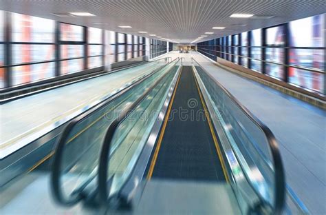 Walkways At The Airport For Passengers Stock Photo Image Of Walk