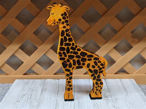 Giraffe Puzzle Etsy