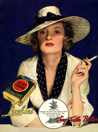 Lucky Strike Cigarettes Lady 1935 Mad Men Art Vintage Ad Art Collection