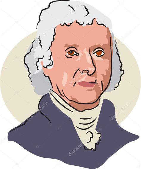 Presidente Estadounidense Thomas Jefferson Vector Gráfico Vectorial