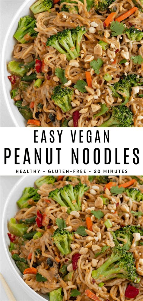 When it comes to preparing the products, consumers are able to remove the veggie noodles from the packaging, add a. Vegan Peanut Noodles in 2020 | Vegan dinner recipes, Vegan ...