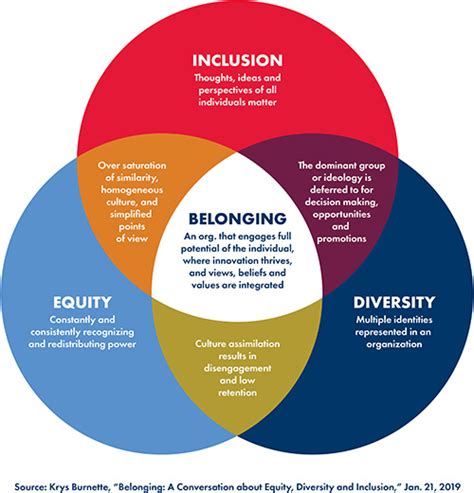 belonging a conversation about equity diversity and inclusion infographic with text