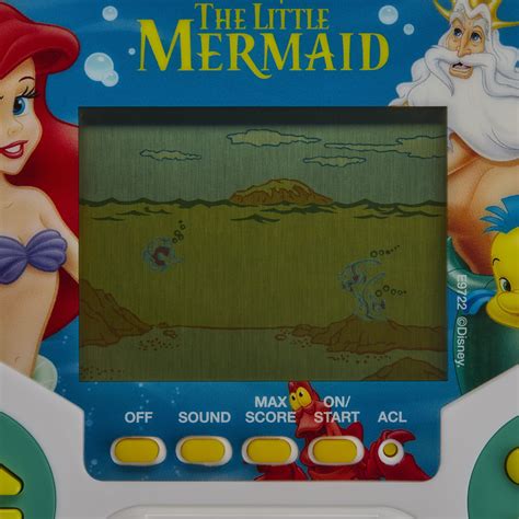 Disney The Little Mermaid Handheld Game Electronic Aquarium Town