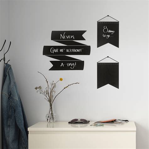 Unduh sumber grafik gratis dalam bentuk png, eps, ai atau psd. KINNARED stiker dekorasi, label papan tulis hitam | IKEA ...
