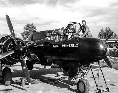 A Northrop P 61a Black Widow Serial Number 42 5580 Nicknamed Wabash