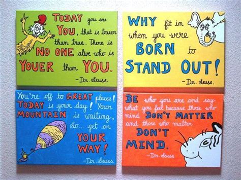 12x16 Dr Seuss Quote Paintings Acrylic On A 12x16 Canvas Original