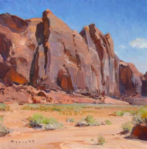 Beautiful Landscape Art Desert Painting Desert Art