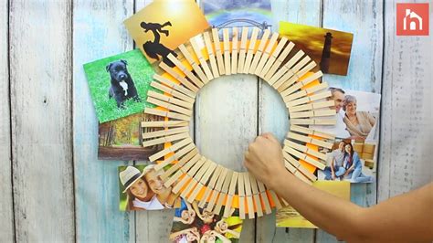 Diy Clothespin Picture Holder Youtube