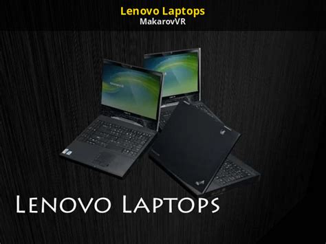 Lenovo Laptops 3d Models