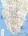 New York City Most Popular Attractions Map - Printable Walking Map Of ...