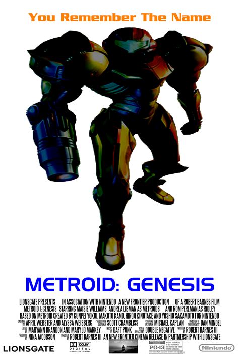 Metroid Genesis Concept Movie Poster By Peachlover94 On Deviantart