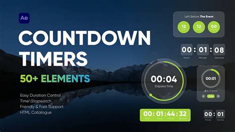 Countdown Timer After Effects Template Free