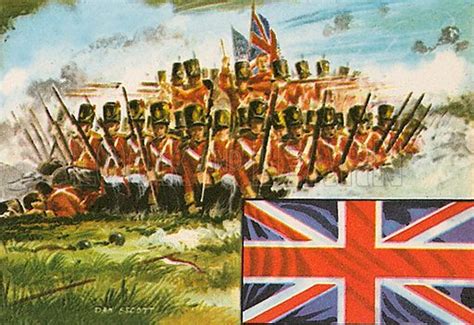 Union Flag At Battle Of Waterloo Stock Image Look And Learn