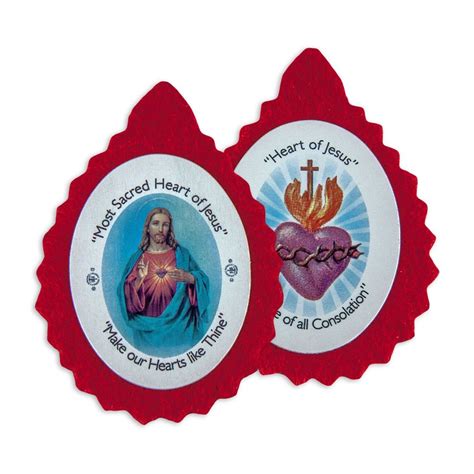 Spirital Protection The Sacred Heart Badge St Pauls Catholic