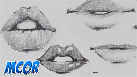 Como Dibujar Labios Tradicional O Manga Lips Drawing Mouth Drawing