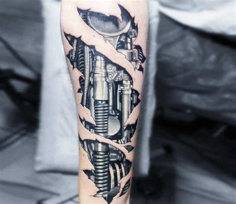 Tattoo Photo Mechanical Tattoo By Bekker Konstantin Robotic Arm