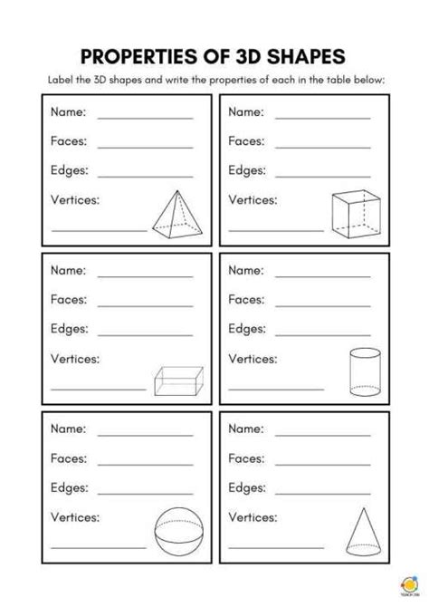 Properties Of 3d Shapes Teach On