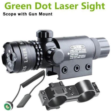 Tactical 5mw Red Green Dot Laser Sight Airsoftsport Rifle Gun Scope