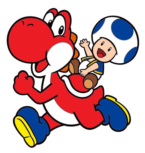 Super Mario Yvan Riding Red Yoshi 2d By Joshuat1306 On Deviantart