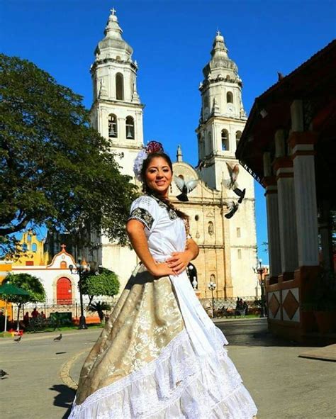 Campeche Cultura De Mexico Trajes Tipicos Mexicanos México