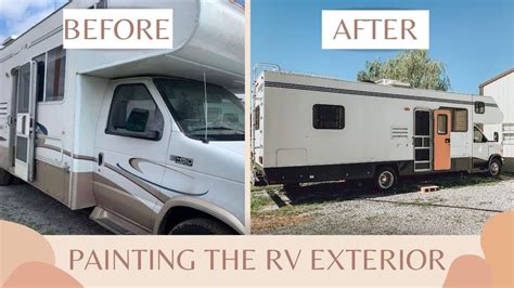 Affordable Diy Rv Exterior Paint Youtube