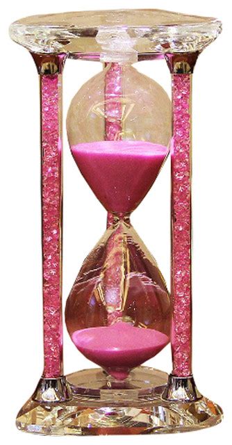 30 Minutes Hourglass Sand Timers Pink Sand Contemporary Decorative