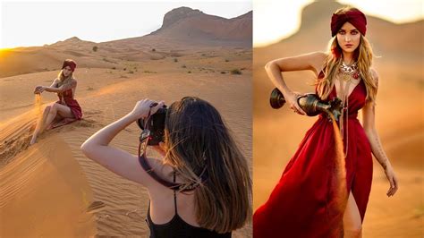 Natural Light Photoshoot In Dubai Desert Behind The Scenes Youtube