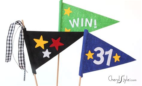 These Diy Game Day Pennants Are The Perfect Craft For The Kids To Make