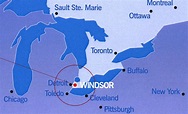 Windsor Ontario Canada Map - Printable Map