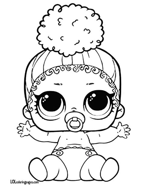 Fresh Lol Doll Baby Sister Coloring Pages Coloring Pages