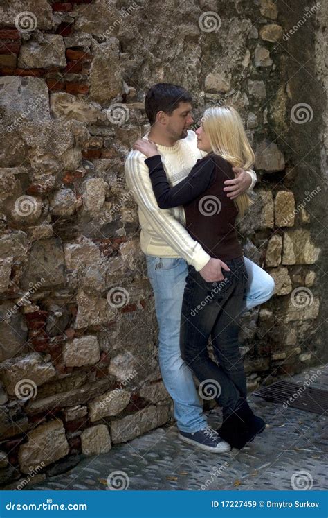 Jeune Embrassement De Couples Image Stock Image Du Affection Cheveu 17227459