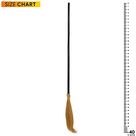 Skeleteen Witch Broomstick Costume Accessories Realistic Wizard
