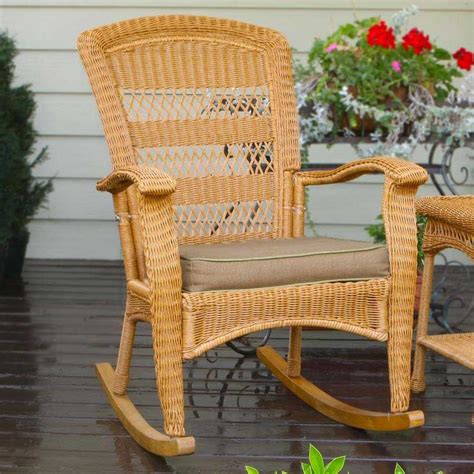 Explore luxury for every style at perigold. Tortuga Outdoor Portside Wicker Cushion Plantation Rocker ...