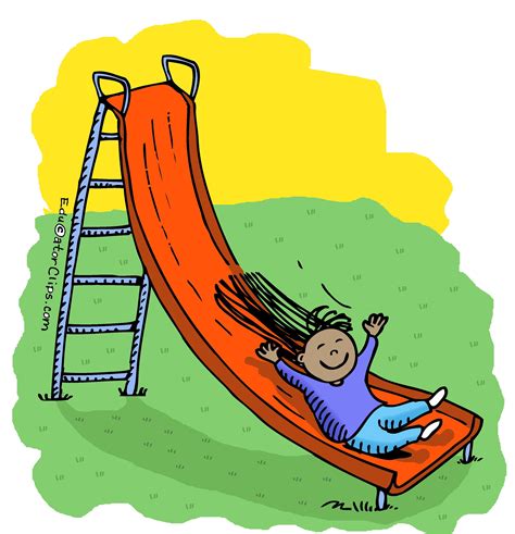 Playground Slide Clip Art Playground Slide Kids Slide Art