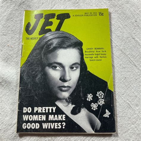 JET Magazine May Candy Bowman Do Pretty Women Make Good Wives EBay