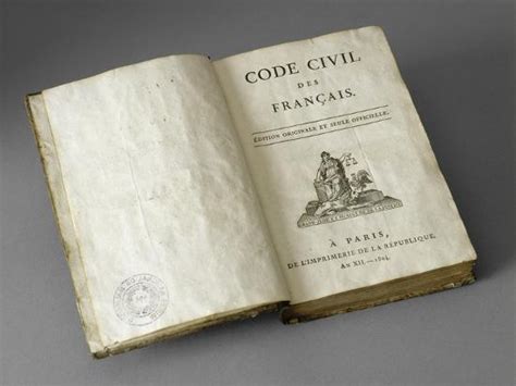 Code Civil Des Français édition Originale Et Seule Officielle Paris