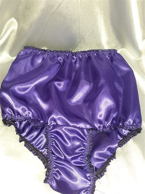 briefs double lined satin 8 28 ladies cd tv adult shiny panties knickers underwear lingerie