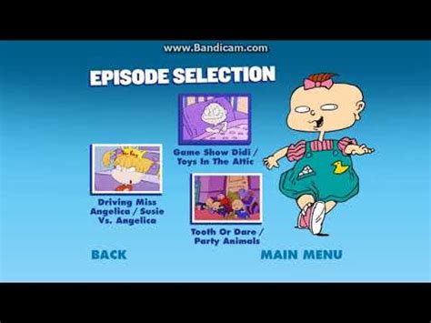 Rugrats Season Dvd Menu Wakthrough Disc Youtube